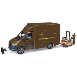 Bruder MB Sprinter UPS s vozačem i dodatnom opremom 2678, Smeđi Cene