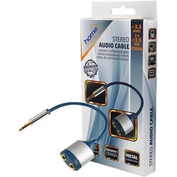Audio Jack 3.5mm muški na Jack 3,5mm ženski x 2, dužina 15cm - AC 16M Cene