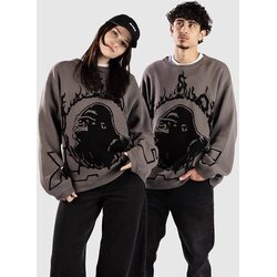XLARGE Ring Of Fire Knit Pulover charcoal Cene