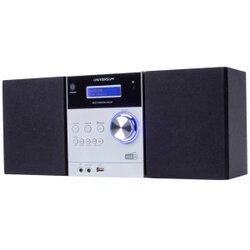UNIVERSUM MS 300-21 stereo uređaj AUX, Bluetooth®, CD, DAB+, UKW, USB, funkcija punjenja baterije, uklj. daljinski upravljač, uklj. kutija zvučnika, funkcija alarma 2 x 5 W srebrna Cene