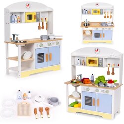 ECO TOYS dječja kuhinja – pećnica, perilica, mikrovalna + 12 dodataka Cijene