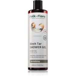Folk & Flora Birch Tar hranilni gel za prhanje 400 ml Cene