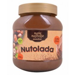 Naše Najbolje nutolada krem 750g tegla Cene