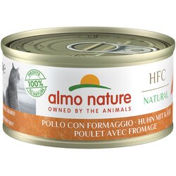 Almo Nature 70g Varčno pakiranje Almo Nature 24 x 70 g - HFC Natural piščanec s sirom Cene