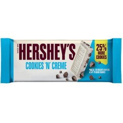 HERSHEY'S Čokolada bijela sa komadićima keksa 90g Cene