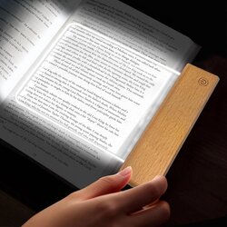 MAXSPACE LED lučka za branje z leseno osnovo Cene