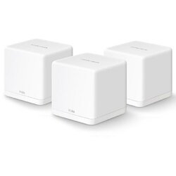 Mercusys Halo H30G(3-pack) AC1300 Whole Home Mesh Wi-Fi System, 400 Mbps at 2.4 GHz + 867 Mbps at 5 GHz, 2× Internal Antennas, 2× Gigabit Ports per Unit (WAN/LAN auto-sensing), APP, Router/AP Mode, One Unified Network, up to 100 devices Cene