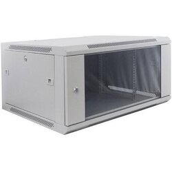 LAN-TEC WM.6404.G - zid, presavijeni, 4U, 600x450, staklo Cene