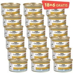 Gourmet Gold morska riba/špinat 85 g (18 + 6 gratis) Cene