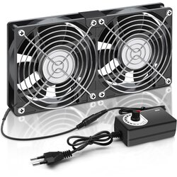 RUIZHI 12 V Ventilator Z Nastavljivo Hitrostjo za PC, Prenosnike in Konzole Cene
