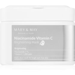 MARY & MAY Niacinamide Vitamin C Brightening Mask set mask iz platna za osvetlitev kože 30 kos Cene