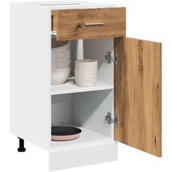 vidaXL donji dio ladice artisan hrast 40x46x81,5 cm izrađeno drvo Cijene