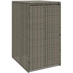 vidaXL Škatla za smeti Siva 65 x 80 x 115 cm Polietilen, (5000143502) Cene