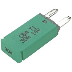 Hansor CBA1-3014 standardni plosnati osigurač za automatski osigurač 30 A zelena 1 St. Cene