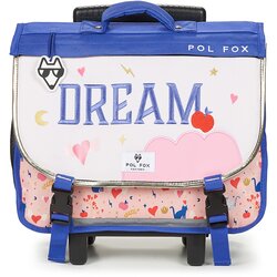 Pol Fox CARTABLE TROLLEY 38 CM A ROULETTES Ružičasta Cene