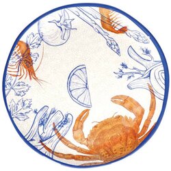 Rose & Tulipani ocean Life okrugli tanjir za posluživanje od melamina Cene