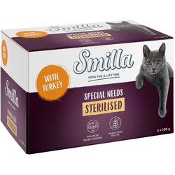 Smilla Ekonomično pakiranje Sterilised zdjelice 24 x 100 g - Čista puretina Cene