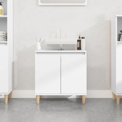 vidaXL Ormarić za umivaonik bijeli 58 x 33 x 60 cm konstruirano drvo Cijene