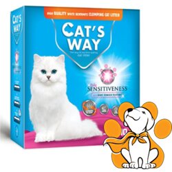 CATS WAY baby powder 10l, grudvajući posip za mačke sa mirisom bebi pudera Cene