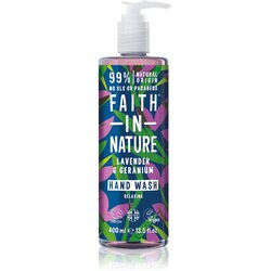 FAITH IN NATURE Lavender & Geranium prirodni tekući sapun za ruke s mirisom lavande 400 ml Cene