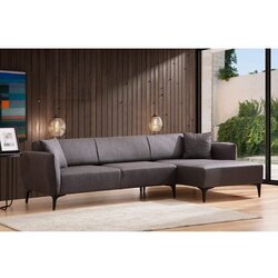 Atelier Del Sofa ugaona sofa Belissimo desno - tamno siva Cene