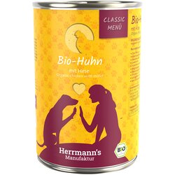 Herrmanns Varčno pakiranje Herrmann's Classic Bio-Menu 12 x 400 g - Bio piščanec z bio prosom Cene