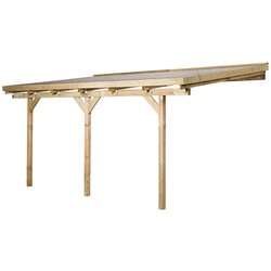 Lesene pergole WEKA Lesena vrtna pergola 671 (4,2×3 m) Cene