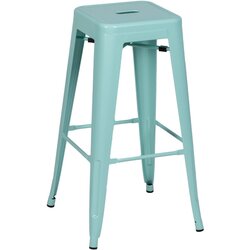 Ixia Tirkizne metalne barske stolice u setu 2 kom (visine sjedala 76,5 cm) – Cene
