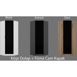 Hanah home Ormar Kale, 74x210x52 cm, Antracit Cijene