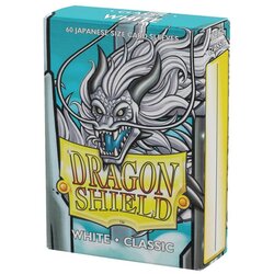 Arcane Tinmen Dragon Shield 60 Japanese Size Sleeves - White Classic Cene