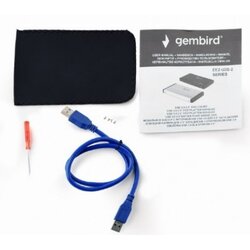 Gembird EE2-U3S-2-S USB 3.0 Externo kuciste za 2.5 SATA hard diskove srebrni Cene