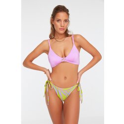 Trendyol Green Leaf Patterned Tie Detailed Bikini Bottoms Cijene