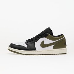 Jordan Sneakers Air 1 Low Black/ White-Medium Olive EUR 46 Cene
