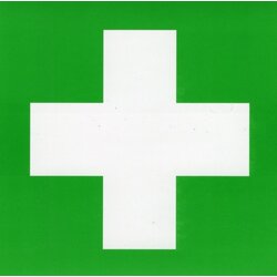 ŠTĚPAŘ Medicinski križ na kutiji prve pomoći 8 x 8 cm - naljepnica Cene