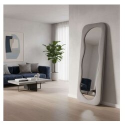 Hanah home podno ogledalo pera, 65 cm x 170 cm, sivo Cene