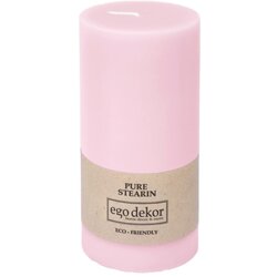 Eco candles by Ego dekor Rožnata sveča Friendly, čas gorenja 50 h Cene