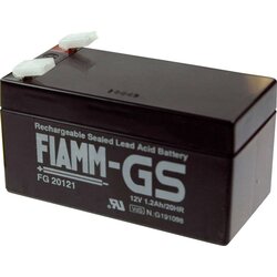 FIAMM Pb-12-1\,2-4\,8 FG20121 svinčeni akumulator 12 V 1.2 Ah svinčevo-koprenast (Š x V x G) 97 x 57 x 48 mm ploščati vtič 4\,8 mm brez vzdrževanja\, nizko samopraznjenje\, vds certifikacija, (20439234) Cene