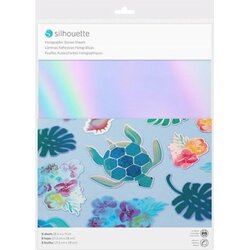 Silhouette Printable Sticker Sheets - Holographic Cene