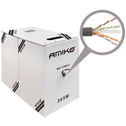 Amiko Mrežni FTP kabel, CAT6, CCA, 305 met - CAT6 FTP CCA 305m Cene