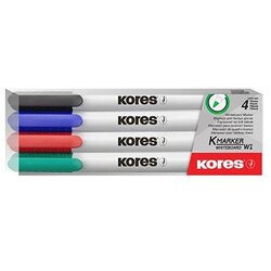 Kores Marker za belo tablo, komplet, tanki 4 kos Cene