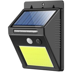 48 LED COB solarna stenska svetilka s PIR sezorjem gibanja Cene
