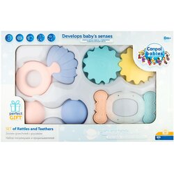 Canpol Pastels ropotuljica z grizljajočim delom darilni set 0m+ Cene