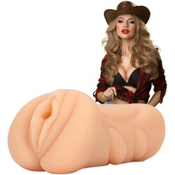 S-Line Cowgirl - realistična umetna vagina (barva kože) Cene
