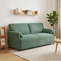 SOFA za 3 osobe Morska zelena 198 x 83 x 95 cm Baršun - zelena boja mora 3-sjedalna (180 cm) Cene