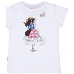 Miss Girly Majice s kratkimi rokavi T-shirt manches courtes fille FLIRT Bela Cene