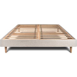 Sommeil de plomb Vzmetni boksi z letvami 200x200 cm - Blago Oblazinjena kodrasti učinek - Sestavljanje, (21608807) Cene
