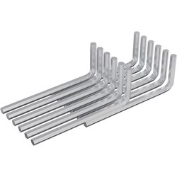 vidaXL Šesterokotna ključa 12 pcs srebrna 20 x 52 mm Jeklo, (5000214361) Cene
