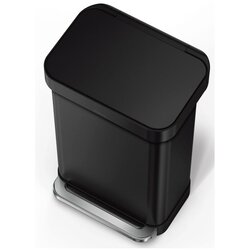 simplehuman Jeklen koš za smeti s pedalom 45 l – Cene