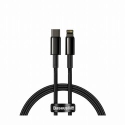 Baseus Kabel Apple USB C/Lightning 1m PD 20W Tungsten črn pleten Cene