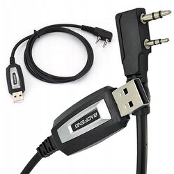 BAOFENG USB cable for programming UV-5R 82 888S UV-S9 PLUS UV-13 16 17 21 radios with a K-type plug Cene